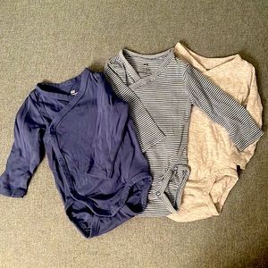 Baby boy long sleeve bodysuits
